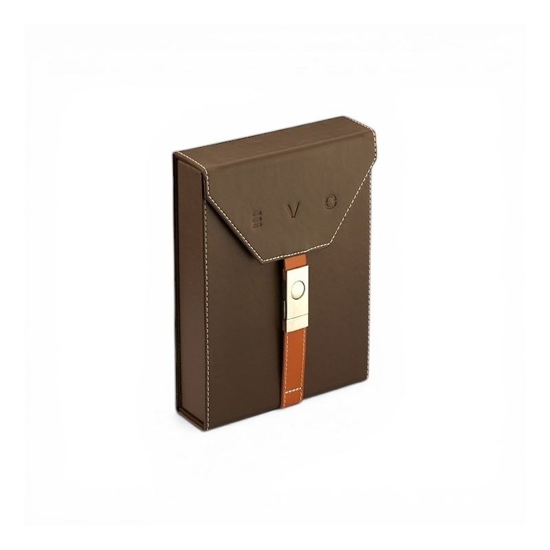 CigarCase 03 – Cigar holder with 3 glass tubes with brandy/grappa