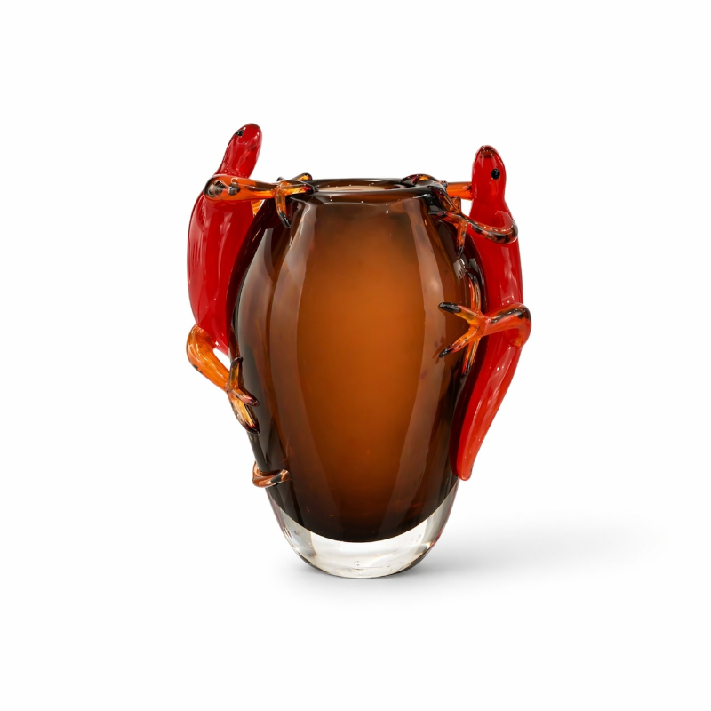 Vase with 2 Geckos - VGNewTrend