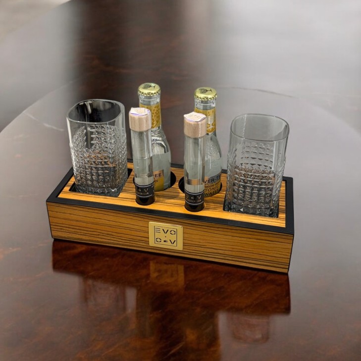 GinTonic Tray 02 – Minibar for 2 GinTonics