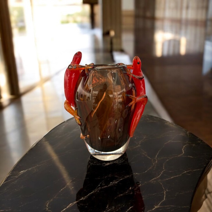 Vase with 2 Geckos - VGNewTrend