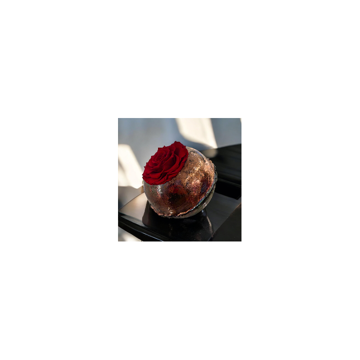 Raku Pomodoro - Red Roses