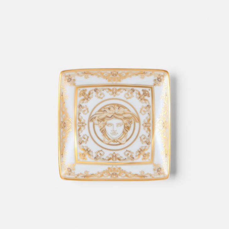 Medusa Gala Bowl - Versace Home White and Gold Ceramic