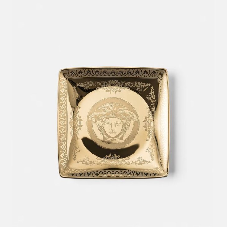 Golden Medusa Bowl - Versace Home Gold Ceramic