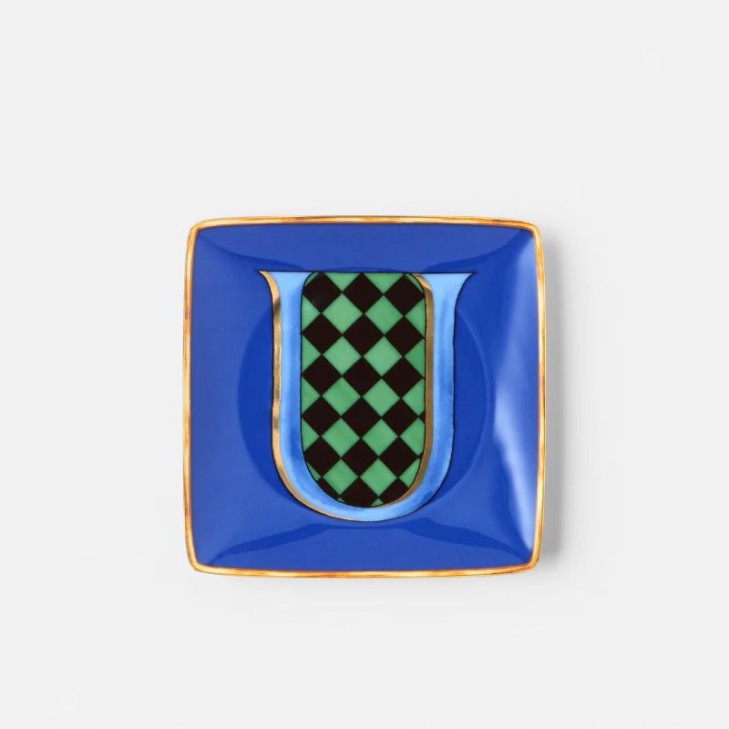 Alphabet Bowl U - Versace Home
