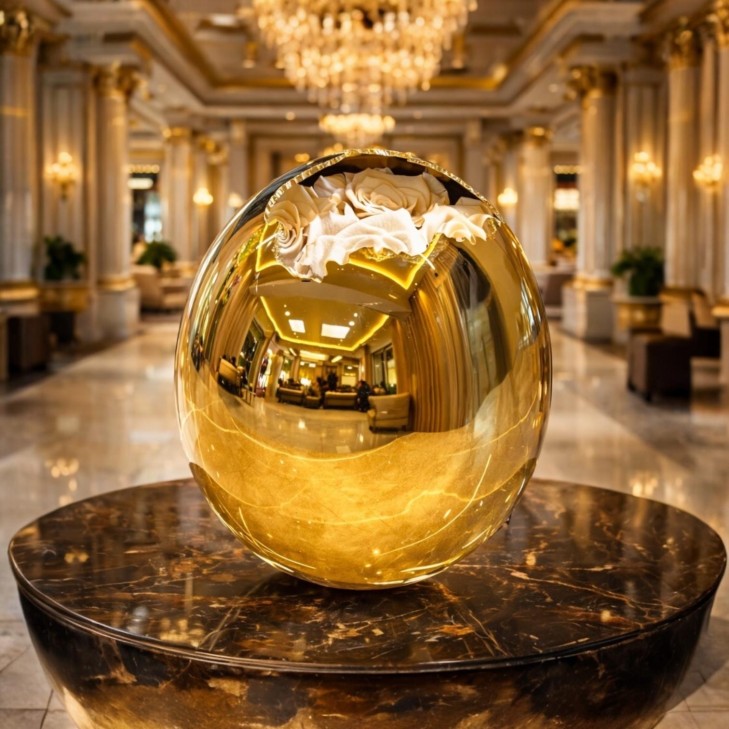 Golden Microcosmo - White Roses