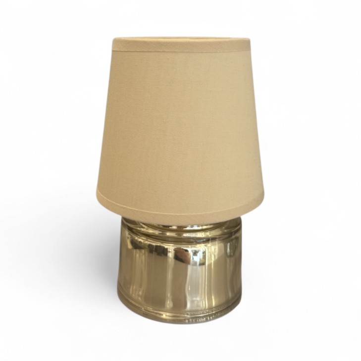 Lampada liscia argento/bianco