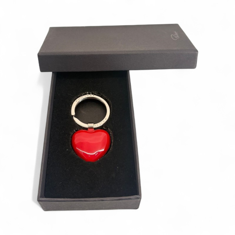 Portachiavi con cuore rosso