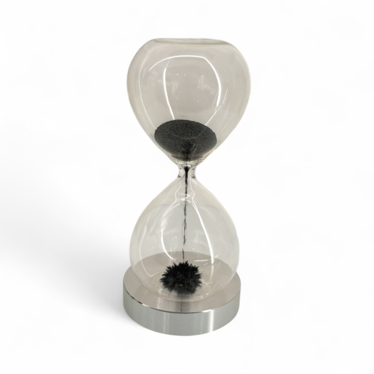 Clessidra con base in acciaio