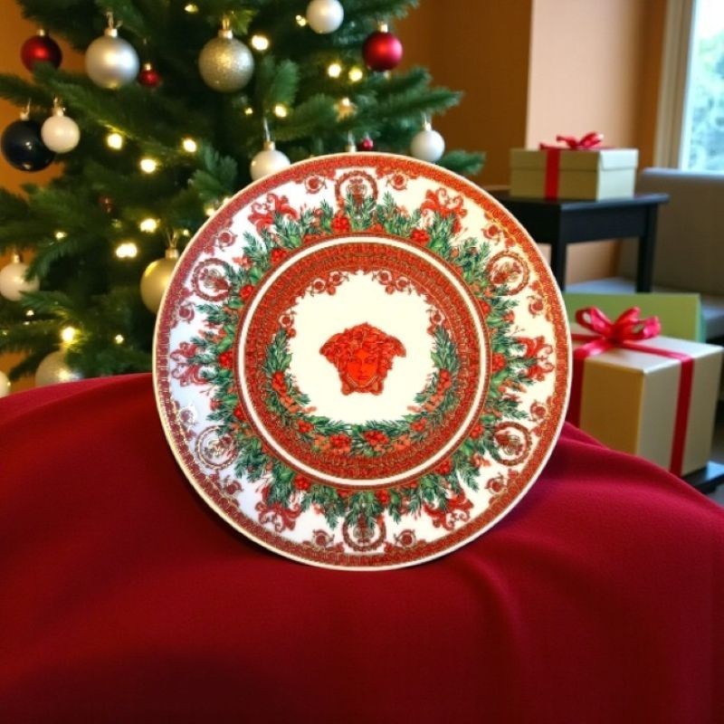 Piatto Versace Home Natale Love Baroque