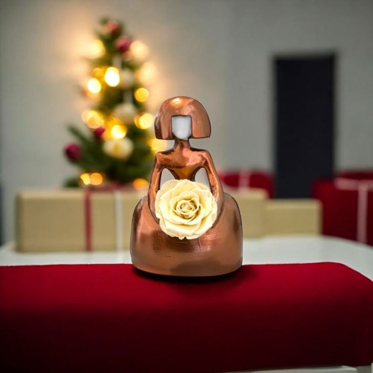 Meninas color bronzo in resina