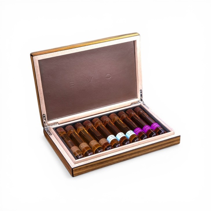 CigarCase 10 - Portasigari n.10 fiale brandy/grappa