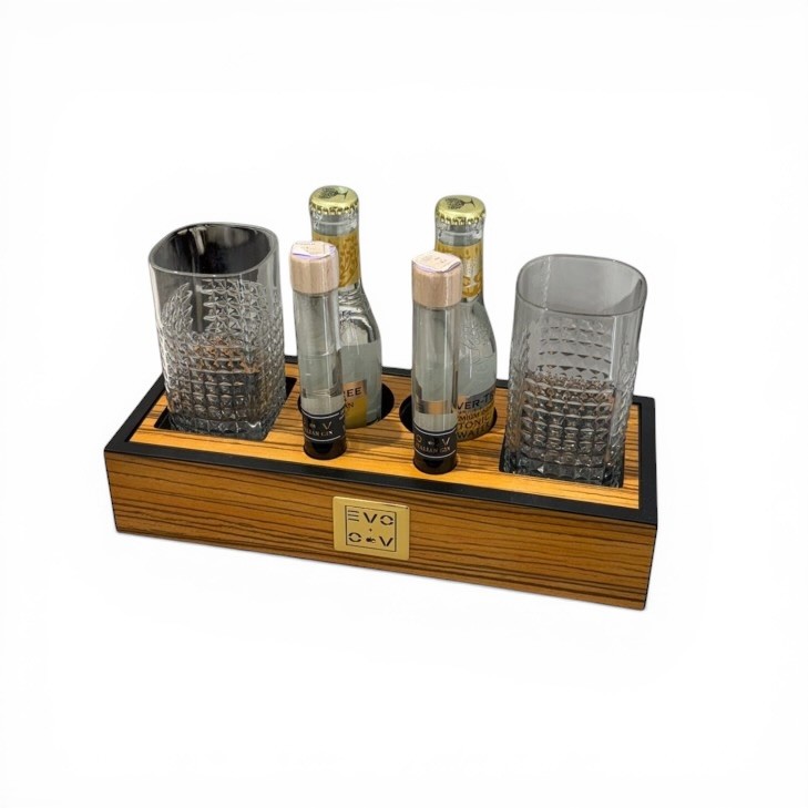 Vassoio Gin Tonic 02 - Minibar per n.2 GinTonic
