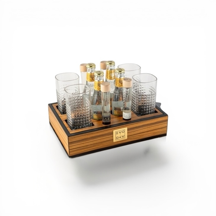 Vassoio Gin Tonic 04- Minibar per n.4 GinTonic