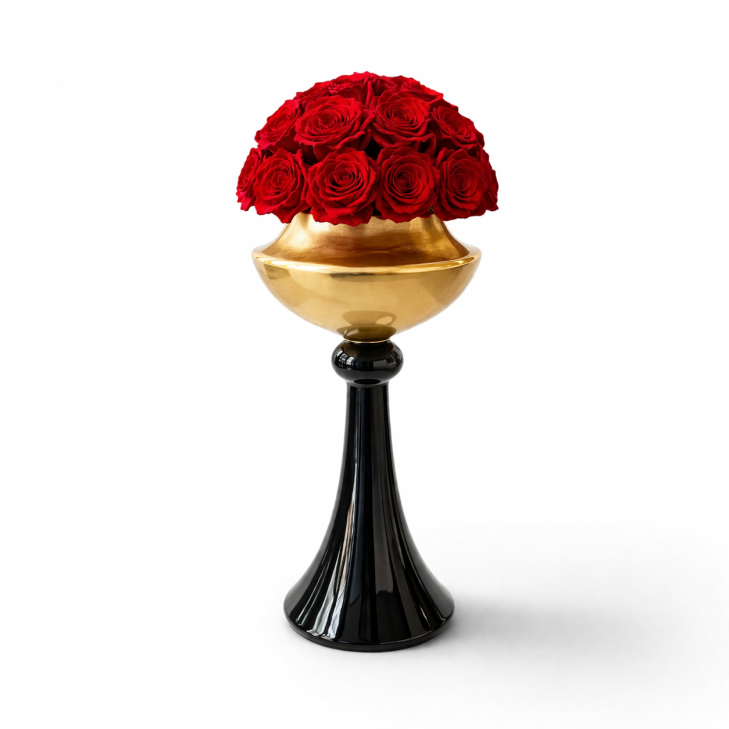 Coppa Eracle - VGNewTrend con rose rosse